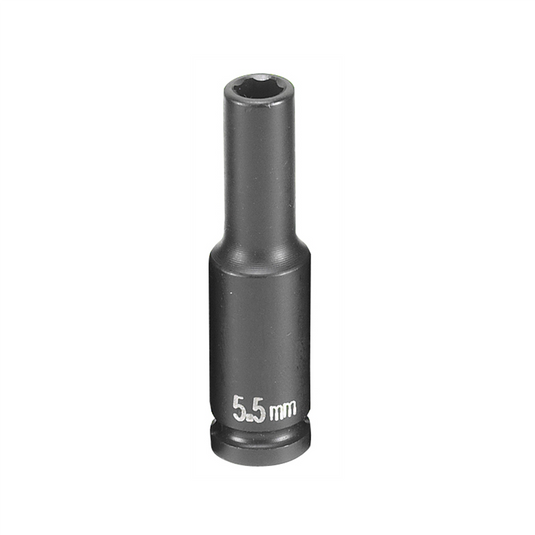 Grey Pneumatic SOC 5.5 MM 1/4D IMP 6PT DP