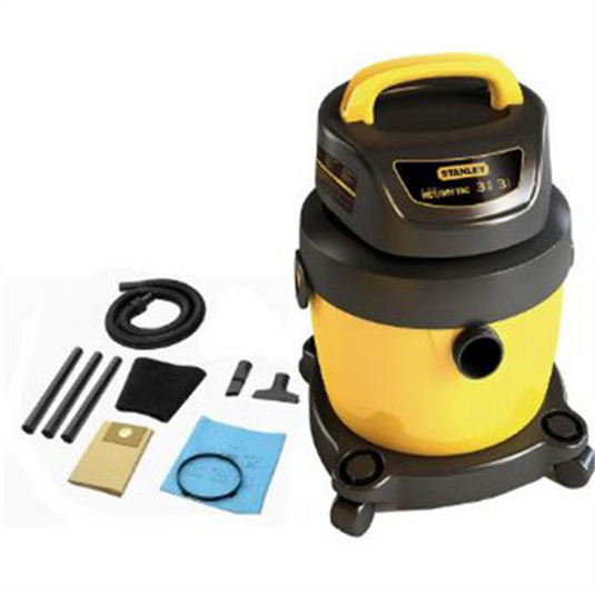 Great Neck Tools 2.5gal 4HP Prtabl Poly W/D Vac
