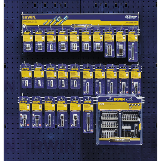 Hanson 54PC Impact Bit Display