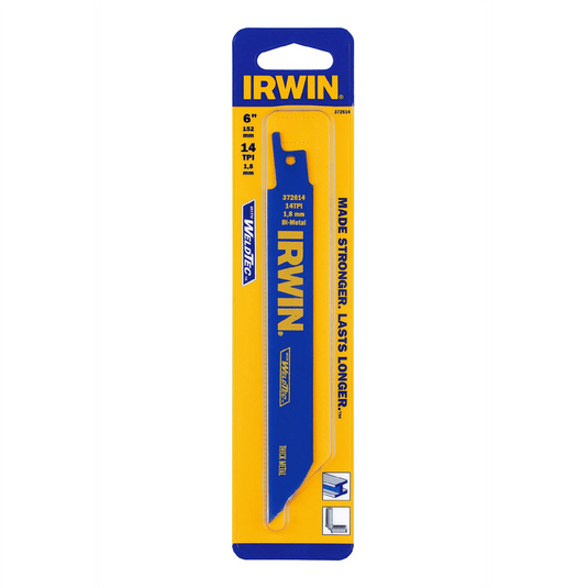 Hanson Reciprocating Saw Blade; 6 in. Long; 14 TPI; Bi-Me