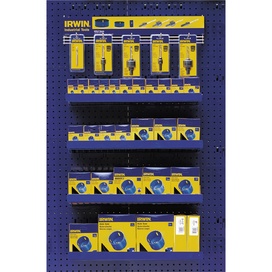 Hanson 62PC Bi-Metal Hole Saw Display