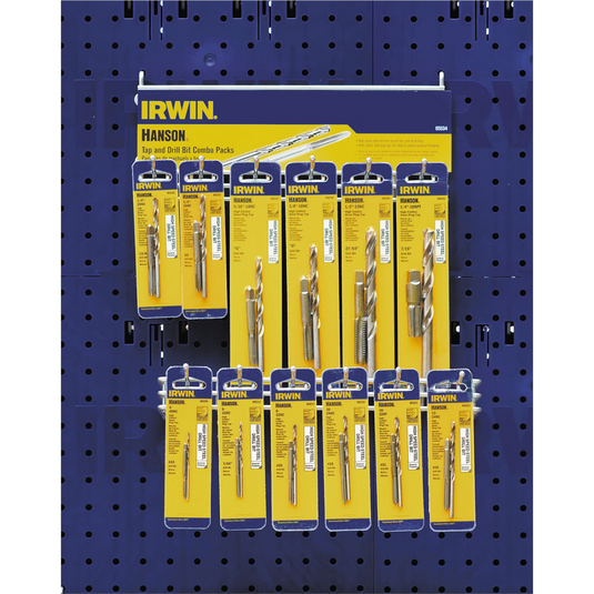 Hanson 36PC Tap & Drill Bit Display