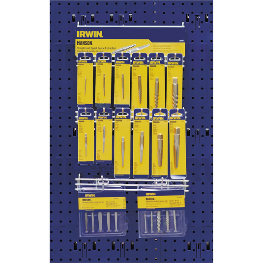 34PC Spiral Flute Extractor Display
