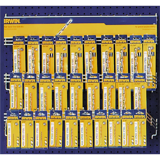 Hanson 58PC Reduced Shank HSS Drill Bit Display