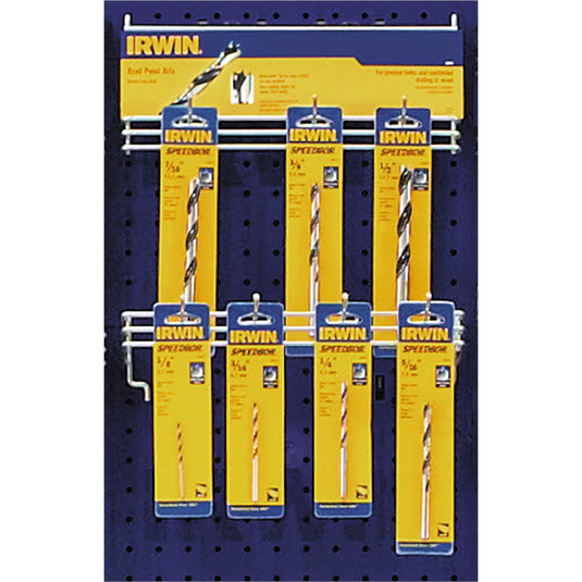 Hanson 14PC Brad Point Bit Display