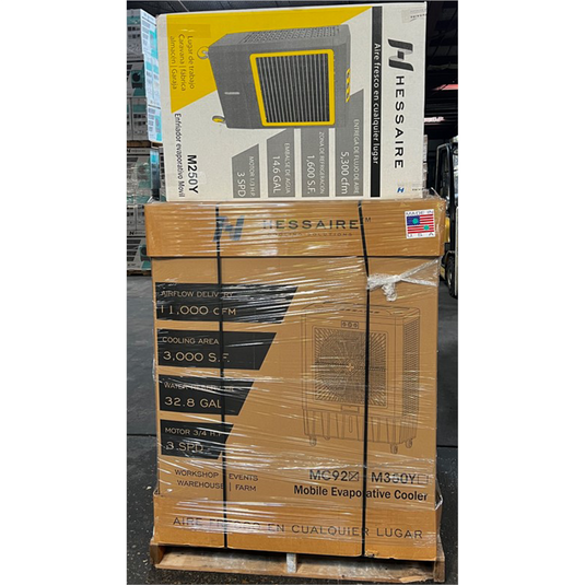 Hessaire 2 HESMC92V and 2 HESMC61V Pallet