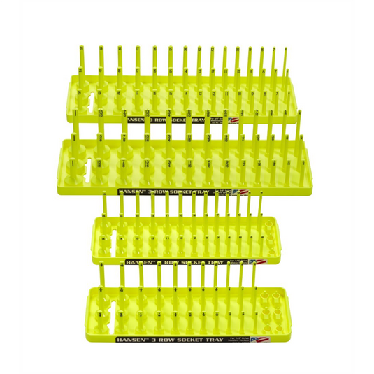 Hansen Global Hi-Viz 4-Pack Soc Holder; Yellow