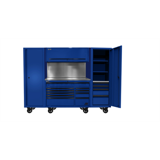Homak Manufacturing 102"" RS PRO CTS Combo; Toolboard BS; Blue