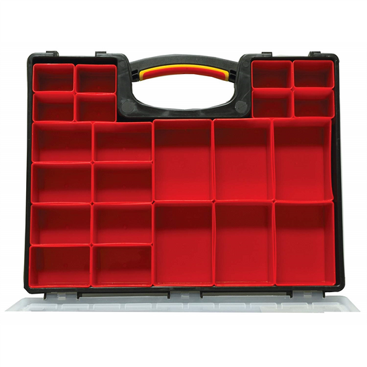 Homak Manufacturing Plastic Organizer with 22 Removable Bins