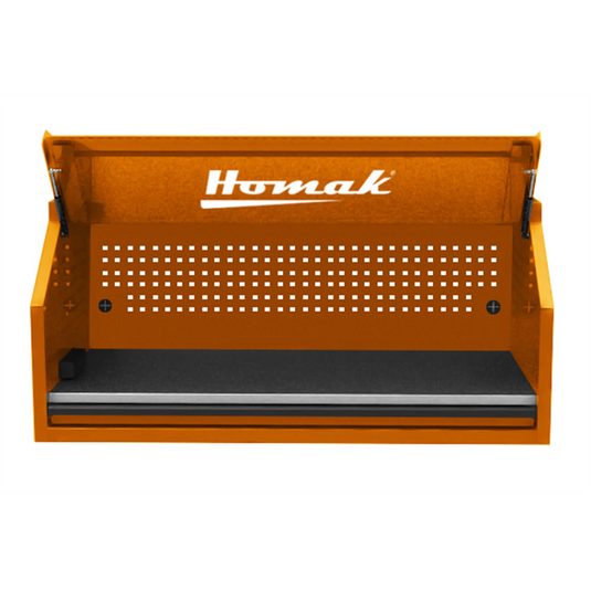 Homak Manufacturing 54"" RSPro Hutch; Orange