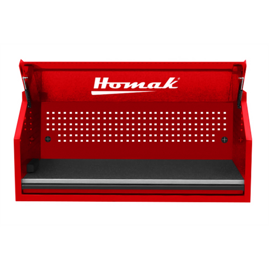Homak Manufacturing 54"" RSPro Hutch; Red