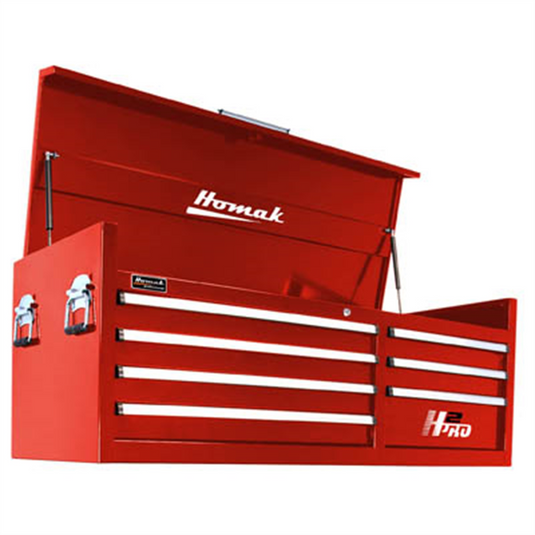 Homak Manufacturing 56"" H2Pro Series 7 Drawer Top Chest - Red