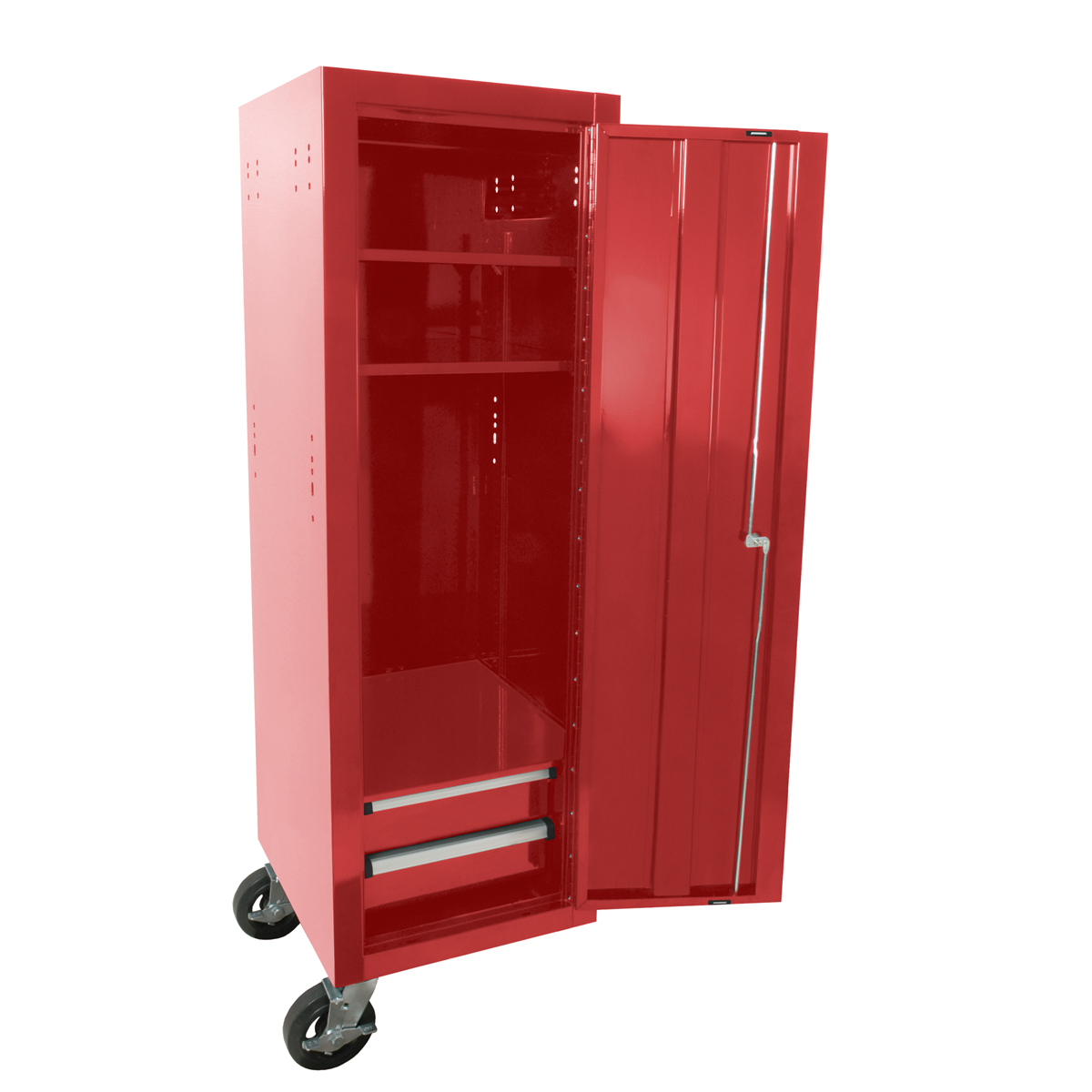 Homak Manufacturing 19IN H2Pro Series Full-Height Side Locker; Red ...