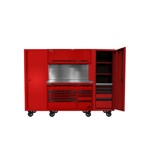 Homak Manufacturing 102"" RS PRO CTS Combo; Toolboard BS; Red