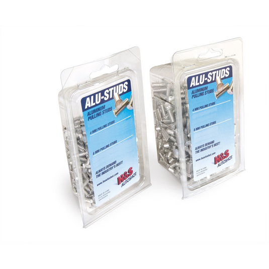 H&S AutoShot 500PK M4 Aluminum Pulling Studs Al-Si