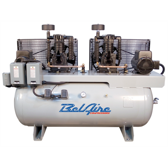 IMC (Belaire) 10hp 120 gallon 1 phase cast iron duplex compresso