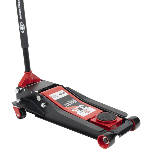 American Forge & Foundry AFF - Service Jack - 3.5 Ton Capacity - Lightning Lift - Short Chassis - 1 pc Handle - 3.75"" Min H to 20.5"" Max H - Heavy Duty