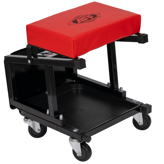 American Forge & Foundry 2 in 1 Convertible Mechanics Seat / Foot Stool - 350 Pound Capacity