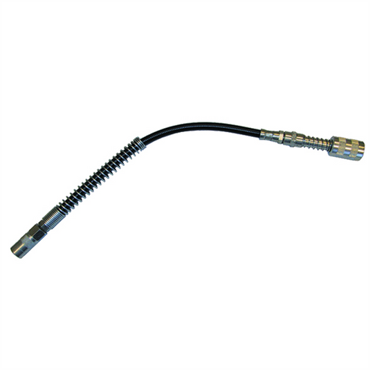 American Forge & Foundry AFF - Grease Gun Whip Hose w/ Quick Disconnect - 12"" Length - 3;500 PSI Working Strength - 1/8"" NPT