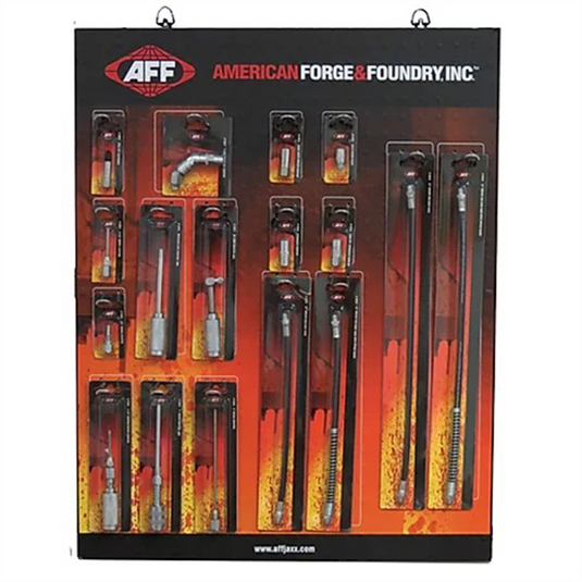 American Forge & Foundry Lube Accessory Display