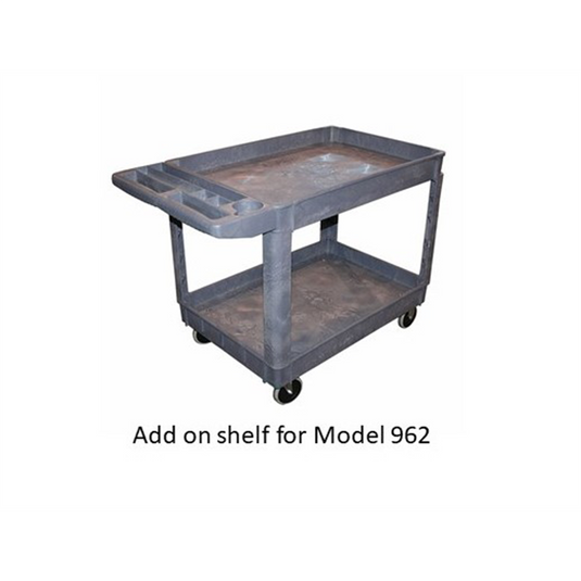 American Forge & Foundry AFF - Shop Cart Shelf Add On Tray - 36"" x 24"" - Polypropylene - For AFF Model 962 Cart