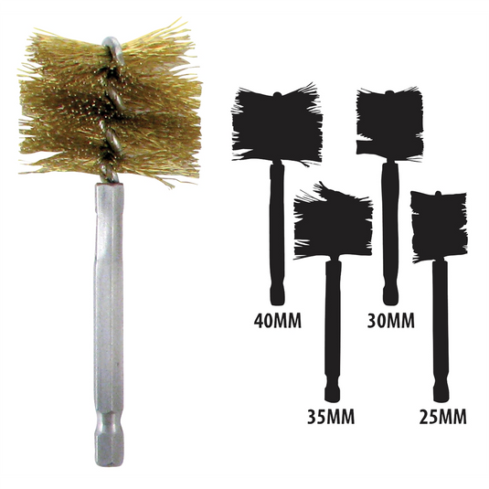 Innovative Products Of America Brass 25mm-40mm Bore Brush Set