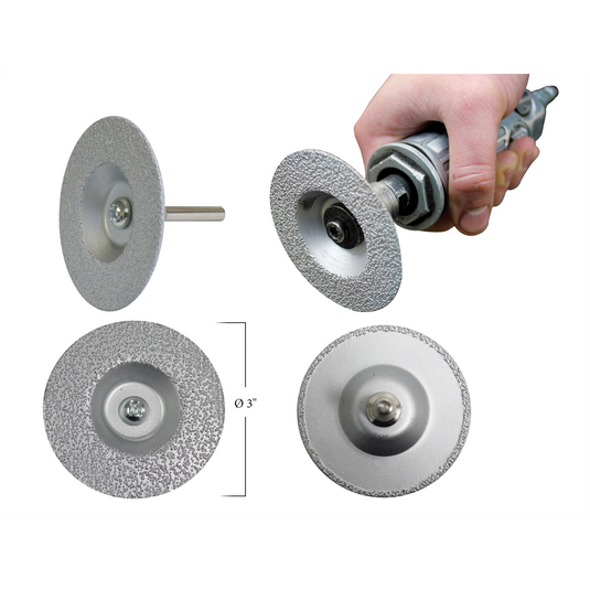 Innovative Products Of America 3"" 3-in-1 Diamond Grinding Wheel