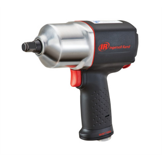 Ingersoll Rand 1/2 Inch Air Impact Wrench; Quiet; 1100 ft-lb Torque; Friction Ring Retainer; Pistol Grip