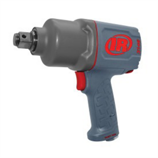 Ingersoll Rand 3/4 Inch Air Impact Wrench; Quiet; 2000 ft-lb Torque; Friction Ring-Thru-hole Retainer; Pistol Grip