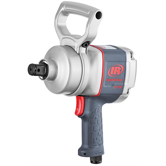 Ingersoll Rand 1 Inch Air Impact Wrench; 2000 ft-lb Torque; Friction Ring-Thru-hole Retainer; Pistol Grip