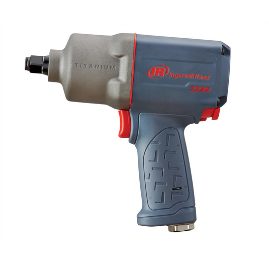 Ingersoll Rand 1/2 Inch Air Impact Wrench; 1350 ft-lb Torque; Titanium Hammercase; Friction Ring Retainer; Pistol Grip