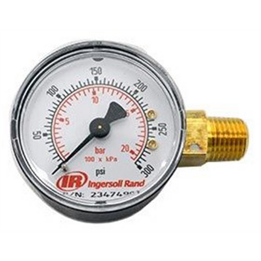 Ingersoll Rand Gauge; Pressure 0-300 PSI