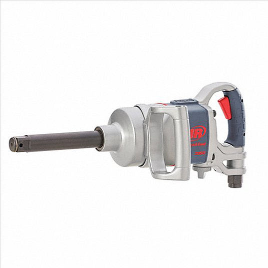 Ingersoll Rand 1 Inch Air Impact Wrench; 6 Inch Ext Anvil; 2100 ft-lb Torque; Friction Ring-Thru-hole Retainer; D-handle Inside Trigger