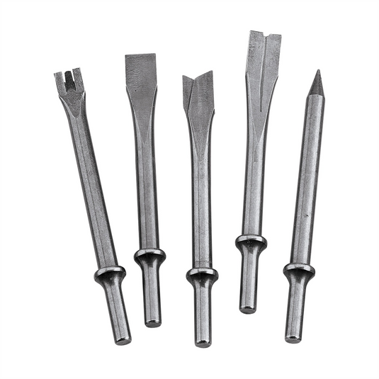 Ingersoll Rand 7"" Hammer Chisel Set; .401"" Shank; 5-Piece