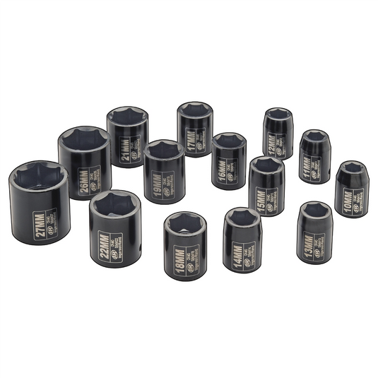 Ingersoll Rand 1/2"" 14PC METRIC IMPACT SOCKET SET
