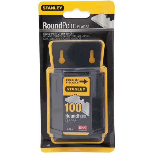 Stanley Round-Point Utility Blade (100 Pk)