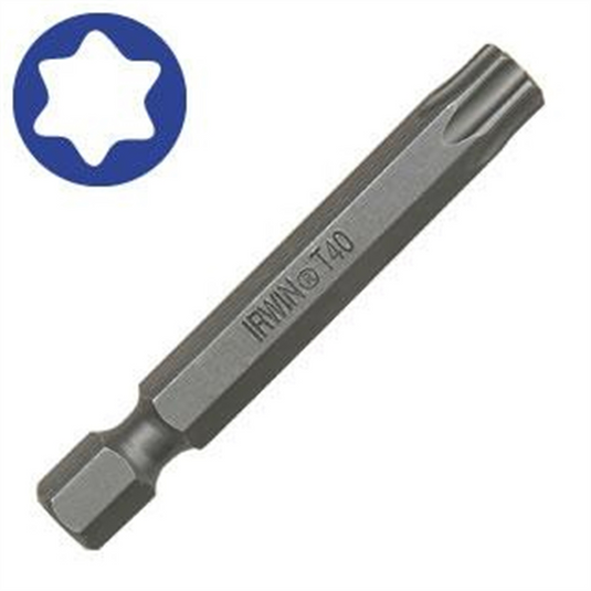 Power Bit; T27 Torx; 1/4 in. Hex Shank with Groove