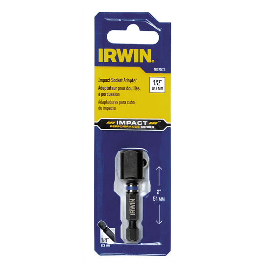 Irwin Industrial Socket Adptr 1/4"" To 1/2
