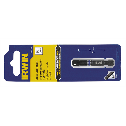 Irwin Industrial Socket Adptr 1/4"" To 1/4