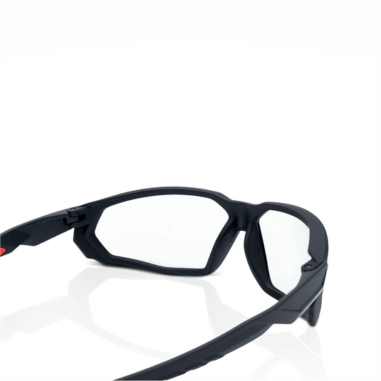 Jackson Safety Safety Glasses - HyperGuard F-Series - Clear Lens - Black Full Frame - STA-CLEAR Anti-Fog