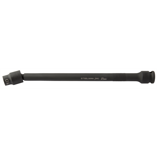 J S Products (steelman) 3/8"" Drive x 9"" Long Ball-Joint Impact Socket;10mm