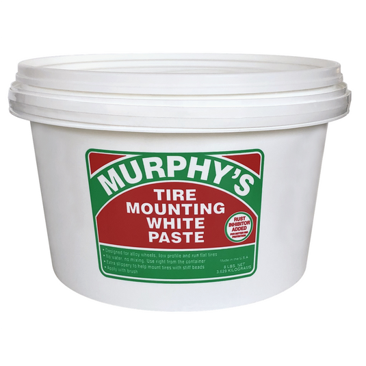 JTM PRODUCTS INC  Murphy's Tire Mounting White Paste with Rust Inhibitor 8lb Low Profile Pail