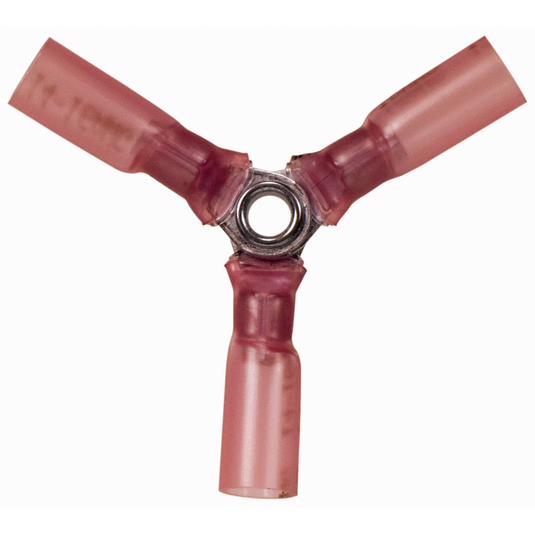 The Best Connection 22-18 3-WAY (Y) RED CS H.S. CONNECTOR 5 PCS