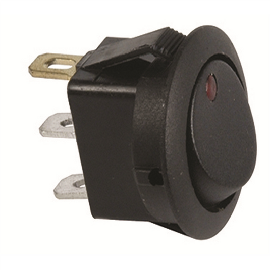The Best Connection 10 Amp 12V Led Round Rocker
