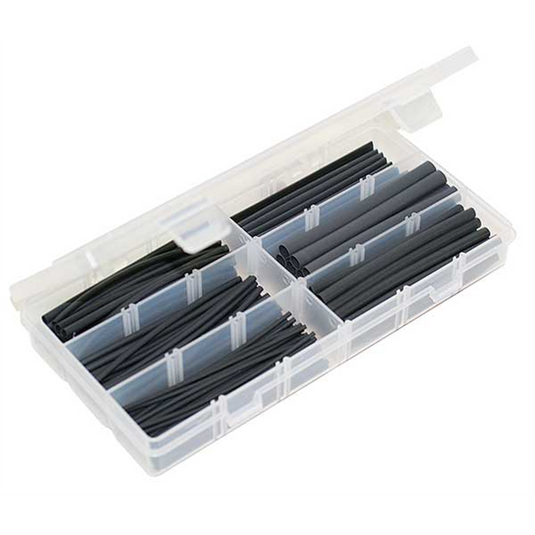 The Best Connection Heat Shrink Tubing Kit; Black; 161 pcs