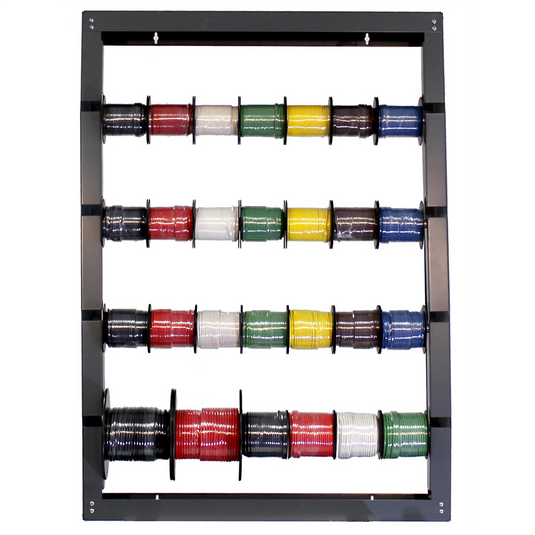 The Best Connection Pro Wire & Rack Bundle; 27 spools of wire and 4 rod rack