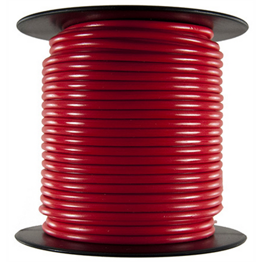 The Best Connection Primary Wire - 8 AWG; Red 25 Ft.