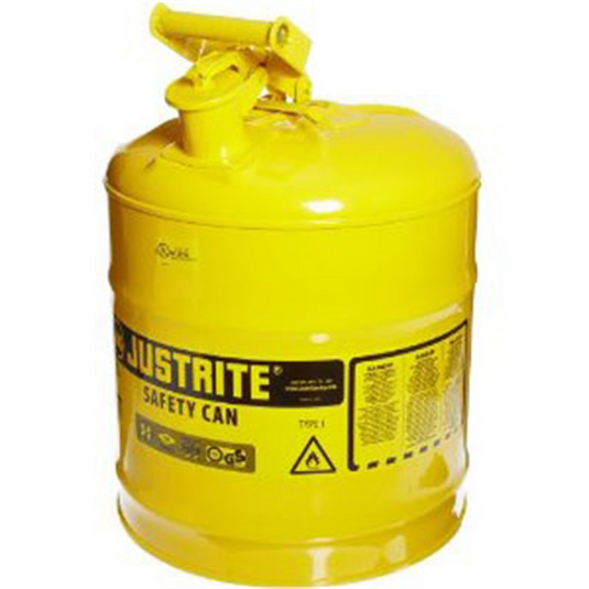 Justrite Mfg. Co. 5Gal/19L Safety Can Yellow