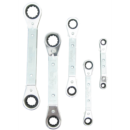 Lang Tools (Kastar) 5PC SAE OFFSET RATCHETING