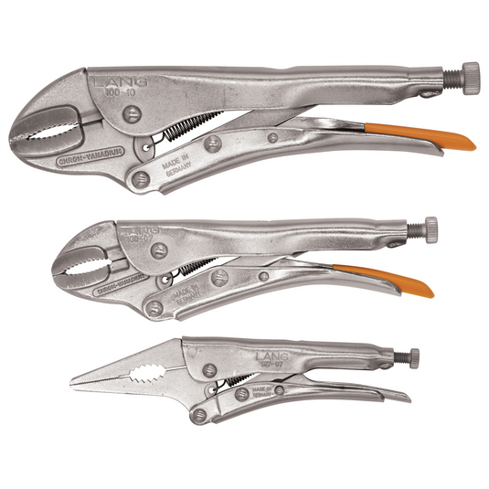 Lang 3pc Common Locking Pliers Set